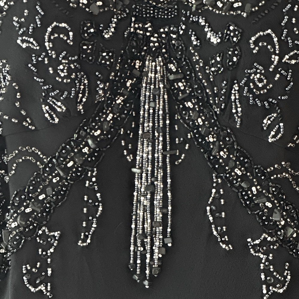 Vintage Sue Wong Nocturne Black Beaded Formal Dress Womens Size 2 - Picture 5 of 5